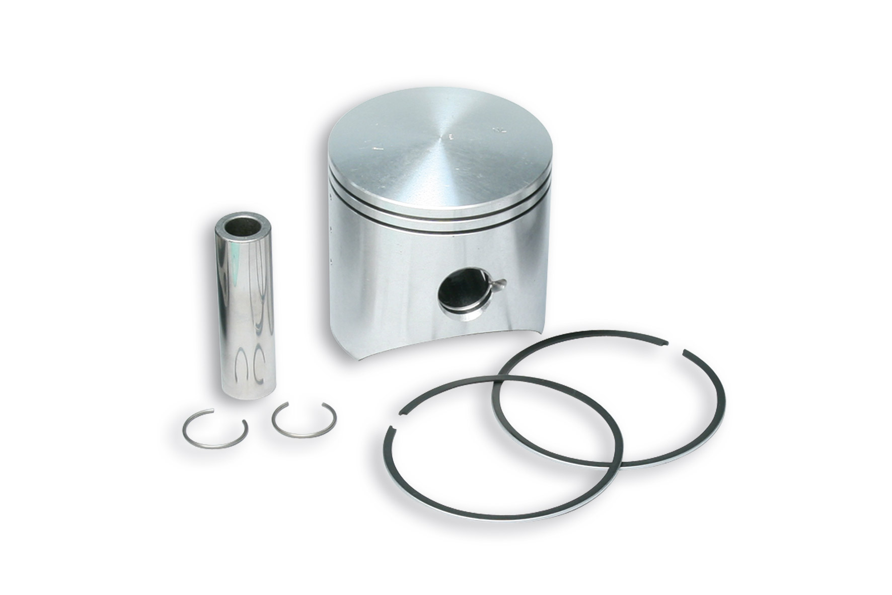 Malossi Piston 2T D.65 with pin D.16 and 2 semi-trapezoidal rings size A